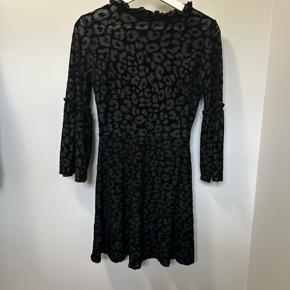 Black mini dress